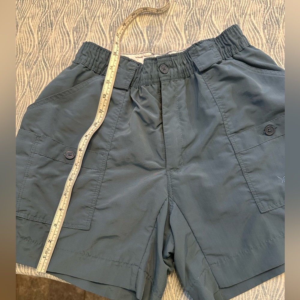 AFTCO Slate Blue and Light Blue Cargo Shorts size 30 inch